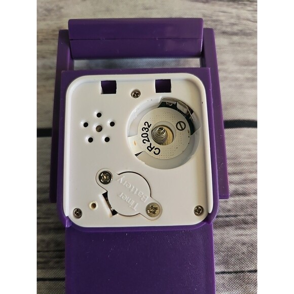 Mark.My.Time LED Booklight & Digital Reading Timer Bookmark Purple W Emojis Pat - Picture 4 of 9